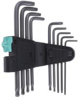 05024242001 Wera 9-Piece Torx Key Set, 139 x 72 x 25 mm Size, L Shape, Long Arm