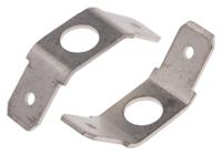 125-1991 RS PRO Uninsulated Male Spade Connector, PCB Tab, 6.35 x 0.8mm Tab Size