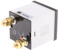 d481mcs75mv4-001-030a HOBUT D48MC Analogue Panel Ammeter 0/30A For Shunt 75mV DC, 48mm x 48mm Moving Coil