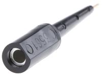 3561-0 Fluke Black, Male Test Connector Adapter With Brass contacts and Gold Plated