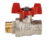 733-5224 RS PRO Brass Full Bore, 2 Way, Ball Valve, Threaded, BSPP 1/2in, 40 → 30bar Operating Pressure