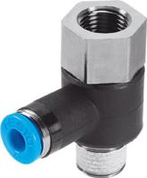 qstf-38-8-b Festo Tee Threaded Adaptor, G 3/8 Female to Push In 8 mm, Threaded-to-Tube Connection Style, 153187