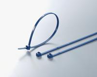 111-00937-mctrelk2m-pa66mp-bu HellermannTyton Cable Tie, Releasable, 250mm x 4.6 mm, Blue Metal Detectable, Pk-100
