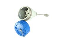 s4kfxe03abb2601000cb GEORGIN PT100 Temperature Probe, 6mm Dia, 100mm Long, NPT 1/2, +400°C Max ATEX Exd