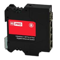 282-4458 RS PRO Industrial Ethernet Switch, 4 RJ45 Ports