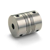 psmr25-9-6-ss Ruland Beam, 25mm Outside Diameter, 9mm Bore, 31.8mm Length Flexible Coupling