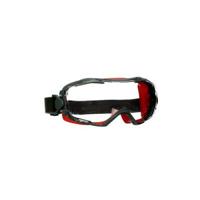 gg6001sgafred 3M GoggleGear, Scratch Resistant Anti-Mist Safety Goggles with Clear Lenses