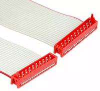2205076-1 TE Connectivity Micro-MaTch Series Flat Ribbon Cable, 20-Way, 1.27mm Pitch, 75.5mm Length, Micro-MaTch IDC to