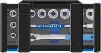 19dmu-20 Gedore 15-Piece Metric 1/2 in Standard Socket Set with Ratchet, 6 point