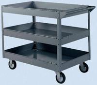 388-9991 RS PRO 3 Shelf Metal Trolley, 910 x 605mm, 250kg Load