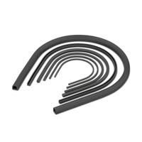 38401308 , Shielding Strip of Nickel-plated Graphite, Silicone 1m x 4.8mm x 7.9mm