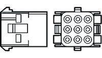 926647-3 TE Connectivity, Universal MATE-N-LOK Female Connector Housing, 6.35mm Pitch, 15 Way, 3 Row
