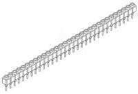 ss-132-t-2-n Samtec SS Series Straight Through Hole Mount PCB Socket, 32-Contact, 1-Row, 2.54mm Pitch, Solder Termination