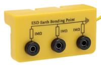 218-651 RS PRO ESD Earth Bonding Bracket With 4 mm Banana Stud x 3