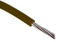 872-5277 RS PRO Brown 0.33mm² Hook Up Wire, 22 AWG, 17/0.16 mm, 100m, XLPE Insulation