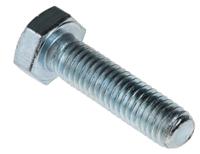 527-527 RS PRO Bright Zinc Plated Steel, Hex Bolt, M8 x 30mm