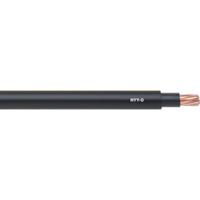 15500263 Lapp NYY-J 4 mm² 5 Core Power Cable, Black PVC, 50m