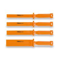 988k4 BETA 4 Piece Plastic Flat Chisel Set, 19 mm, 21 mm, 25 mm, 38 mm Blade Width