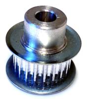 p30-3m-09f RS PRO Timing Belt Pulley, Aluminium 9mm Belt Width x 3mm Pitch, 30 Tooth