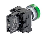 3su1102-6aa40-1aa0 Siemens, SIRIUS ACT 3SU11, Panel Mount Green LED Pilot Light, 22mm Cutout, IP20, Round, 24V