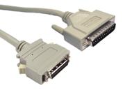 182-8808 RS PRO Male 25 Pin D-sub to Male Centronics Parallel Cable, 10m, Grey Sheath