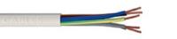 253-7019 RS PRO Mains 0.75 mm² 5 Core Power Cable, White PVC, 5m