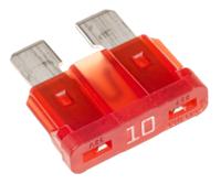 0287010pxcn Littelfuse 10A Red Blade Car Fuse, 32V dc