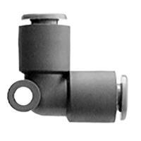 krl06-00 SMC KRL Series Union Tee, Push In 8 mm to R 1/8 Male, Threaded-to-Tube Connection Style, KRL06-00