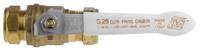 486-306 RS PRO Brass Full Bore, 2 Way, Ball Valve, Compression 22mm, 22mm