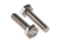 263-2132 RS PRO Plain Stainless Steel, Hex Bolt, M4 x 16mm