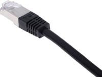 411-227 RS PRO, 1m Cat6, Black RJ45 to Male RJ45 Male, S/FTP Shielded, Terminated PVC Sheath