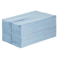 8370 Kimberly Clark WypAll® X60 General Clean™  Blue Cloths for Industrial Cleaning, Dry Use, Box of 200, 418 x 283mm,