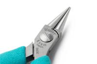 543e Weller Erem Long Nose Pliers, 120 mm Overall, Straight Tip, 23mm Jaw