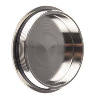 52103175 Lapp Blanking Plug, M63, 70mm Hole Diameter, Nickel Plated Brass, 70mm Diameter, Threaded