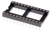 ar-24-hzl-tt ASSMANN WSW 2.54mm Pitch Vertical 24 Way, Through Hole Turned Pin Open Frame IC Dip Socket, 3A