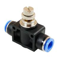 144-2661 RS PRO Tube Speed Controller, Push In 4mm Tube Inlet Port x Push In 4mm Tube Outlet Port