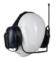 mt53h7b4400 3M PELTOR LiteCom Wired Speak & Listen Electronic Ear Defenders with Neckband, 32dB, Blue, Noise Cancelling Microphone