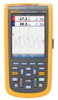 fluke-124buk Fluke 124B ScopeMeter 120B Series, 40MHz Handheld Oscilloscope, 2 Analogue Channels - UKAS Calibrated