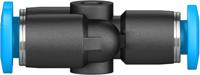 qsmy-4 Festo QSMY Series Y Tube-to-Tube Adaptor, Push In 4 mm to Push In 4 mm, Tube-to-Tube Connection Style, 153371
