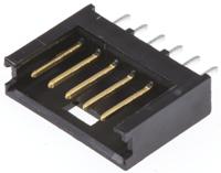 280372-2 TE Connectivity AMPMODU MOD II Series Straight Through Hole PCB Header, 6 Contact(s), 2.54 mm Pitch, 1 Row, Shrouded