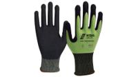 6340-9 NITRAS SAFETY NITRAS SKIN FLEX CUT3 Black, Green Yarn Yarn Glove, Size 9