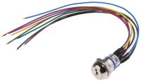 jd9h126w APEM Key Switch, DPST, 4 A @ 28 V dc 3-Way Flat-Key