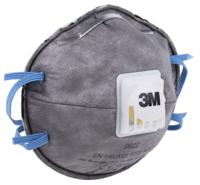 3m-aura-9922 3M 9900 Speciality Series Respirator Mask for Nuisance Odour Protection, FFP2, Valved, Moulded 10 per Package