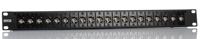 252-2985 BNC 20 Port Loaded Rack Patch Panel, 1U Rack Height