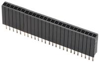 m52-5002545 HARWIN Straight Through Hole Mount PCB Socket, 25-Contact, 1-Row, 1.27mm Pitch, Solder Termination