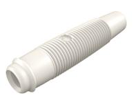931804107 Hirschmann Test & Measurement White Female Banana Connector, 4 mm Connector, Solder Termination, 16A, 60V dc, Nickel