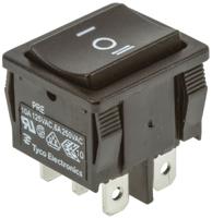 1-1634200-7 TE Connectivity DPDT, On-Off-On Rocker Switch Panel Mount