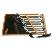 142b9 BETA 9-Piece Ratchet Spanner Set, 8 mm, 10 mm, 11 mm, 12 mm, 13 mm, 14 mm, 15 mm, 17 mm, 19 mm, Chrome Vanadium