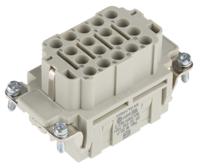 09320183101 HARTING Heavy Duty Power Connector Insert, 16A, Female, Han EE Series, 18 Contacts