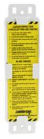 lad-gb-eith-l12-a Brady Laddertag Series Red on White Safety Ladder Tag, English Language, 1 per Pack